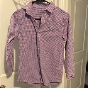 Vineyard Vines Boys Classic Checkered Shirt size S
